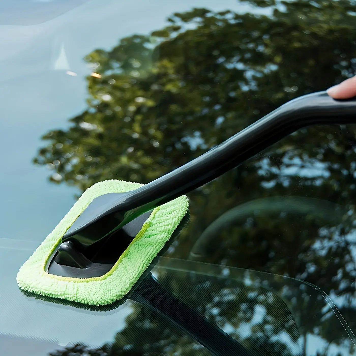 1 Set of Windshield Cleaning Brush Kit with Brush Rod/1 Simple Windshield Cleaning Brush Cloth, Easy-To-Use Wiping Tool for Cleaning And Protecting Your Windshield-Car Window Brush,Car Cleaning Wipe,Clear Car Washing Equipmen Best Products Online