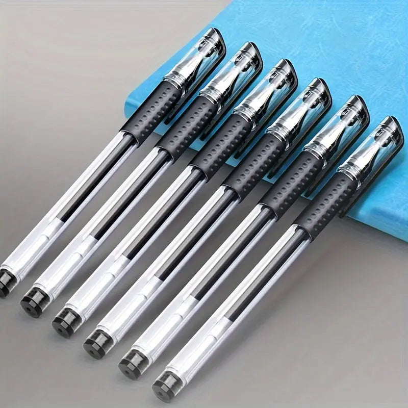 18pcs (3 Pens + 15 Refills) Gel Pen Set School Supplies Black Blue Red Ink Color 0.5Mm Ballpoint Pen Kawaii Pen Student School Office Stationery Best Products Online