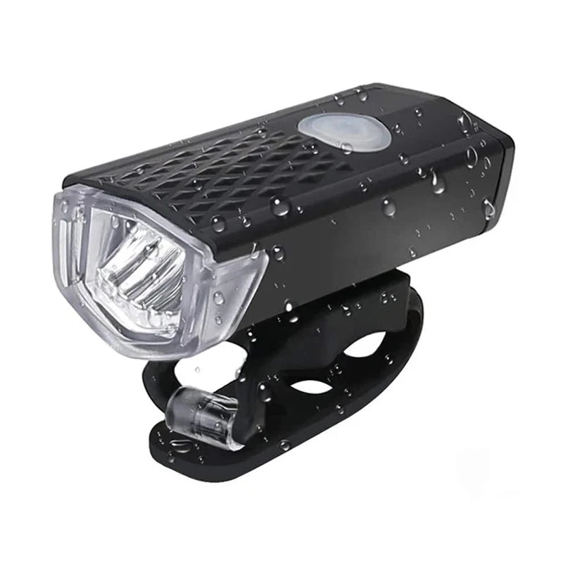 MTB Bike Lights Set USB LED Rechargeable Waterproof Mountain Bike Headlight Bicycle Light Front Warning Cycling Accessorie