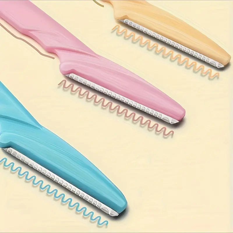 3-24pcs Eyebrow Razor Shaper Set, Facial Hair Remover Trimmer Grooming Kit for Women And Men, Stainless Steel, Non-Electric, No Battery Needed, with Various Colors for Versatility Best Products Online