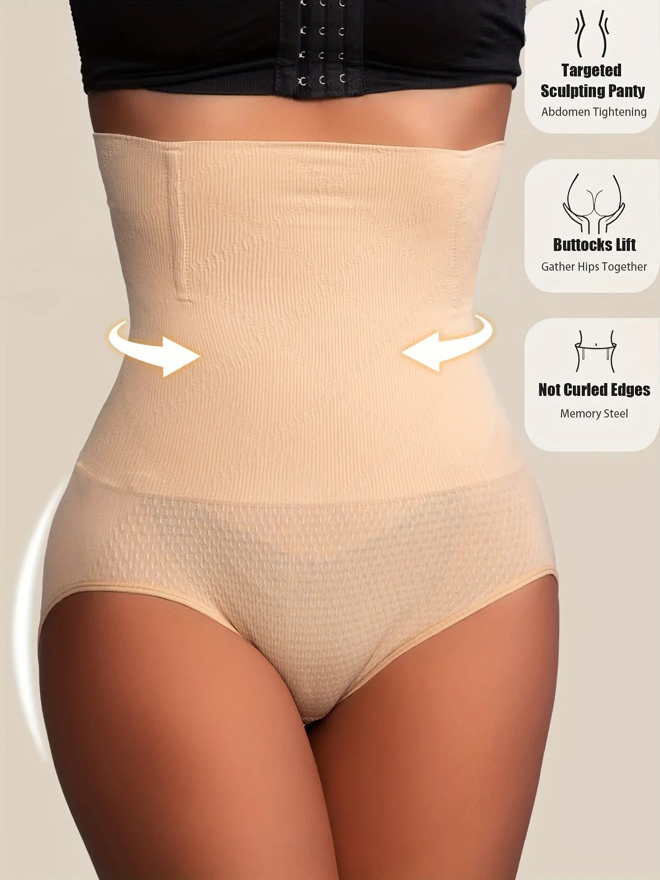 1 Pcs High Waist Shaping Panties Waist Trainer Body Shaper Tummy Sheath Woman Flat Belly Control Panties Hip Butt Lifter Briefs Panty Women Underwear Shapewear Best Products Online