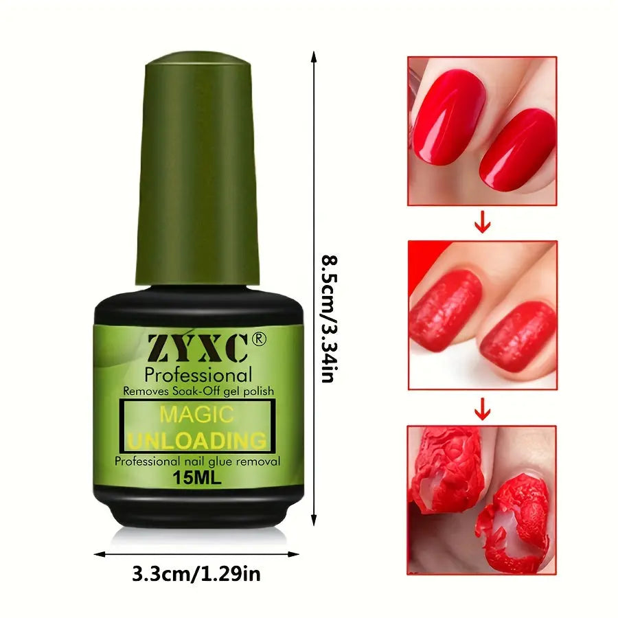 15ml Magic Soak-Off Quick Nail Glue Remover, Nail Polish Remover For Gel Nails Polish Best Products Online