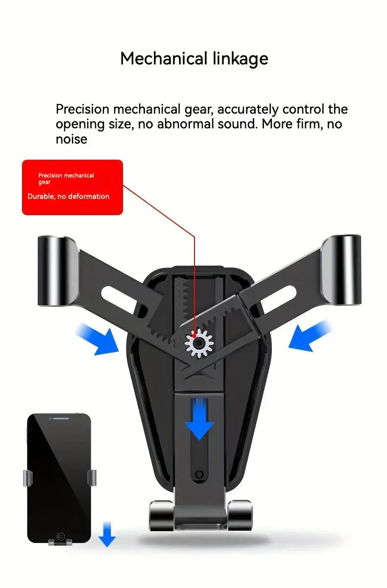 Car Navigation Mobile Phone Holder Car Air Outlet Anti Shaking Gravity Car Holder Factory Mobile Phone Holder Best Products Online