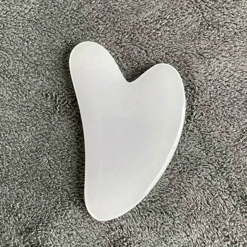 Heart-Shaped Massage Tool - Pastel pink Facial & Body Scraping board for Light Beige Care, Muscle Toning, Hair Removal - Durable & Easy-Clean Surface - Salon or Home Spa Use - Beauty Device, Massager for Body, Soothing Aesthe Best Products Online