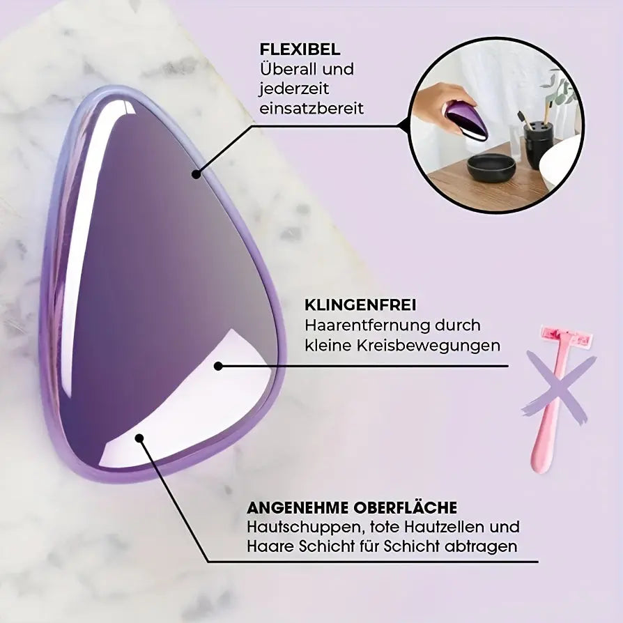 Reusable Hair Eraser for Women Legs - Magic Painless Hair Remover Without Shaving Light Beige Exfoliator Tool, Nano Hair Removal for Smooth Light Beige Best Products Online