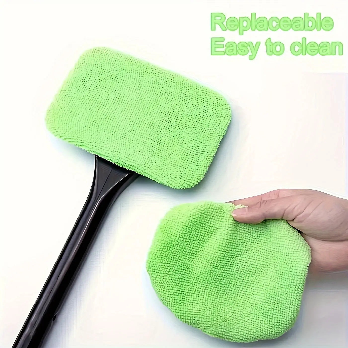1 Set of Windshield Cleaning Brush Kit with Brush Rod/1 Simple Windshield Cleaning Brush Cloth, Easy-To-Use Wiping Tool for Cleaning And Protecting Your Windshield-Car Window Brush,Car Cleaning Wipe,Clear Car Washing Equipmen Best Products Online