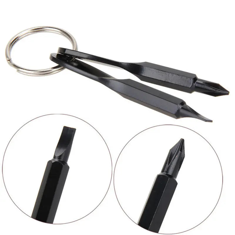 2pcs Mini Screwdriver Keychain - Compact, Portable Metal Tool for Everyday Use Best Products Online