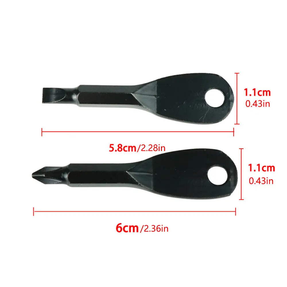 2pcs Mini Screwdriver Keychain - Compact, Portable Metal Tool for Everyday Use Best Products Online