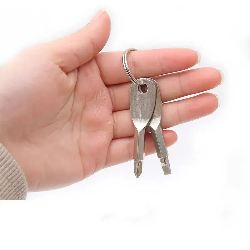 2pcs Mini Screwdriver Keychain - Compact, Portable Metal Tool for Everyday Use Best Products Online