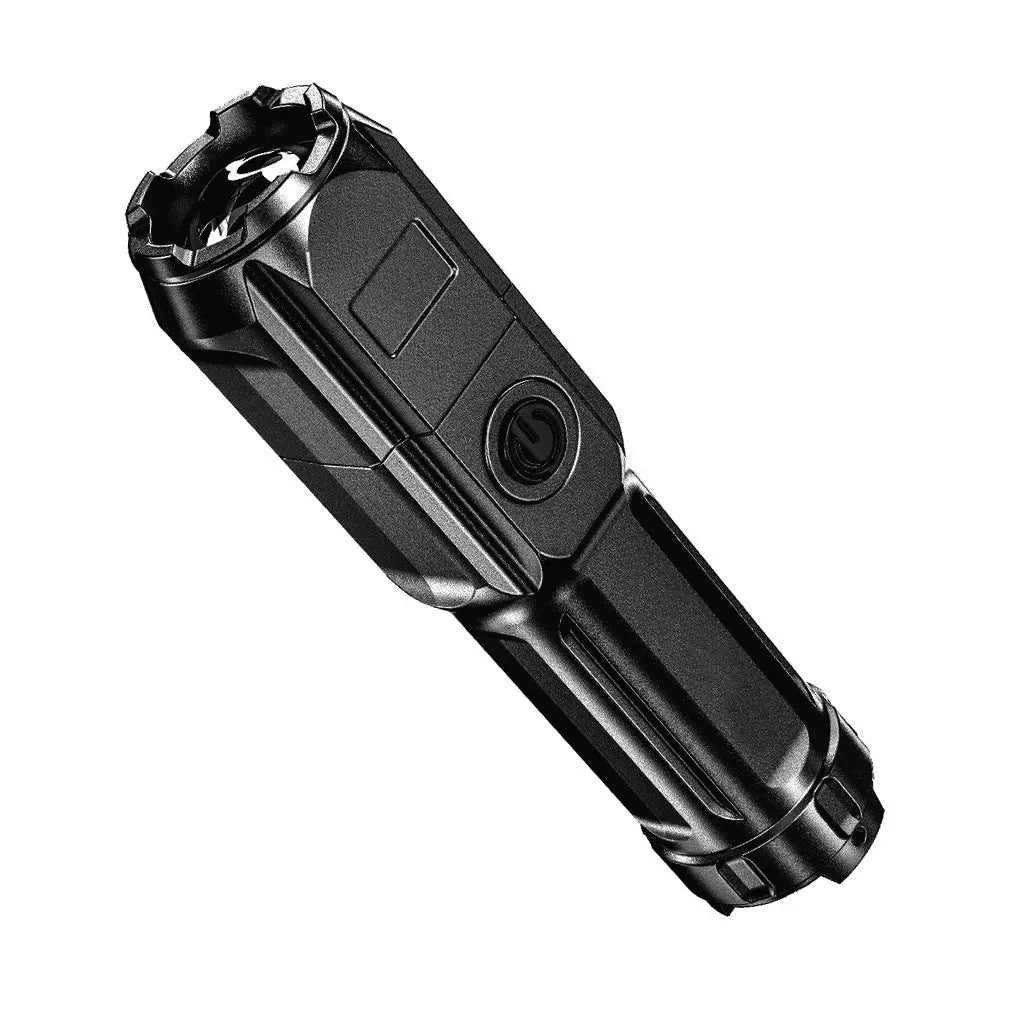 1pc Powerful Zoomable Flashlight, Outdoor Multi-functional Portable Home Small Flashlight, Telescopic Zoom Light Best Products Online
