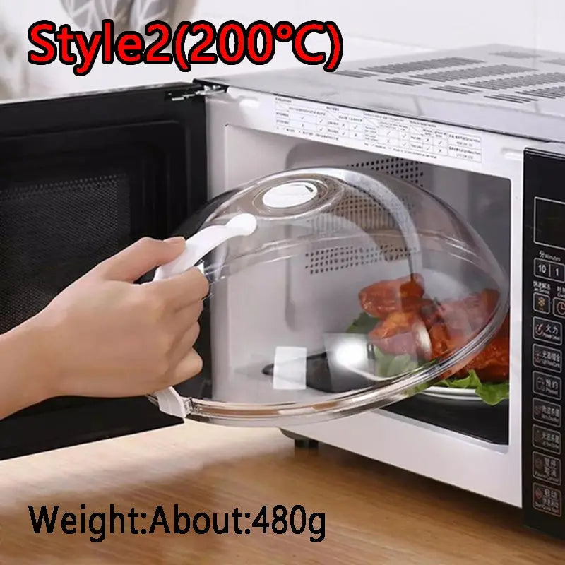 1pc Food Cover, Microwave Oven Heating Cover, Screen Protector For Food For Hot Dishes, Oil Proof Splash Proof Cover, Fresh-keeping Cover, Kitchen Supplies Best Products Online