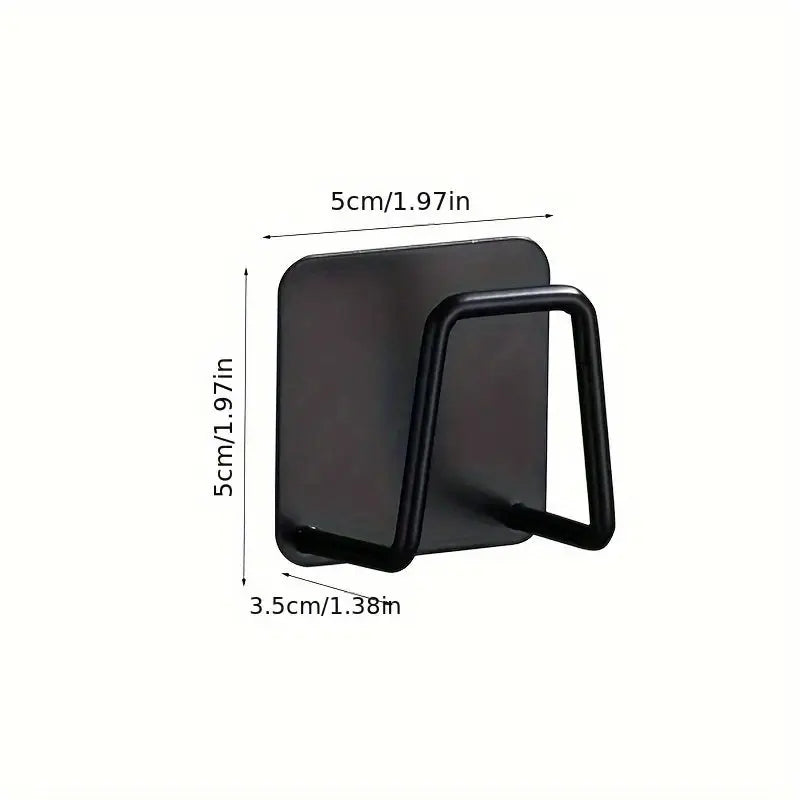 1pc Stainless Steel Sponge Holder for Kitchen Sink - No-Drill, Wall Mount Design with Dual Hooks, Ideal for Sponges & Small Tools, Keeps Surfaces Clean, Sponges for Washing Dishes Best Products Online