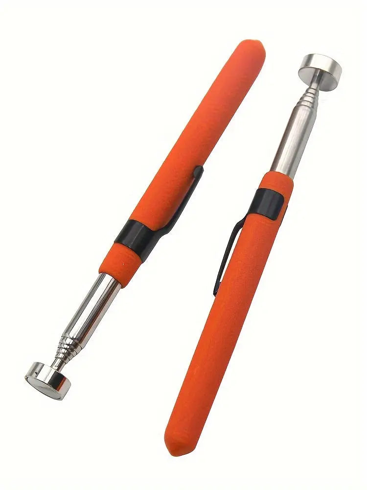 QVAMILLT Magnetic Pickup Tool - Durable Metal, Polished Finish, Magnet for Easy Retrieval of Iron Objects, Ideal for Metal Surfaces, Industrial Stability| Magnet Tool|Metal Construction, Magnetic Pickup Tool Best Products Online