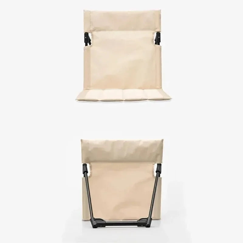 Outdoor Camping Lightweight Comfortable Folding Chair Park Leisure Beach Chair Portable Single Lazy Chair Back Chair