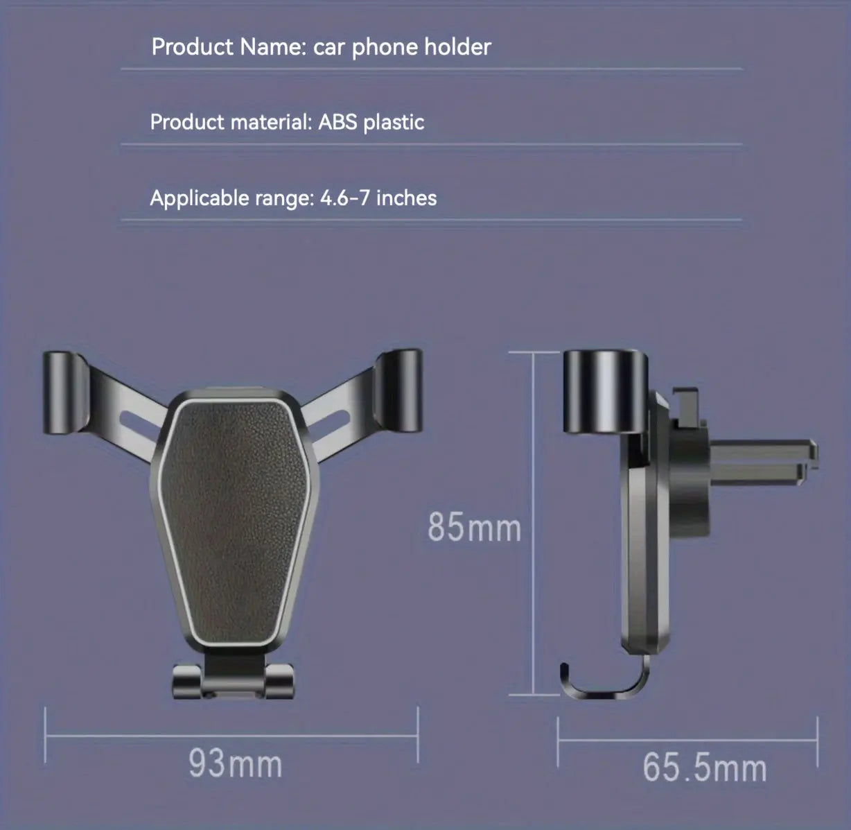 Car Navigation Mobile Phone Holder Car Air Outlet Anti Shaking Gravity Car Holder Factory Mobile Phone Holder Best Products Online