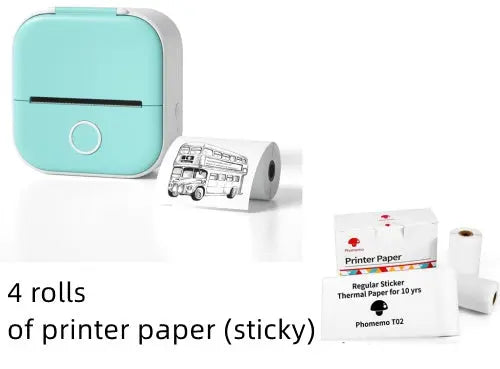 Portable Mini Thermal Label Printer Home Photo Printer Student Wrong Question Printer Bluetooth-compatible Mini Label Printer Price Tag Wholesale Best Products Online