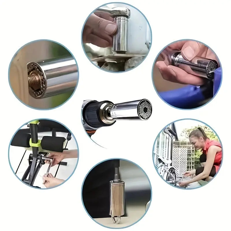 Universal Torque Wrench 7-19mm Hexagonal Multi-functional Universal Socket Best Products Online