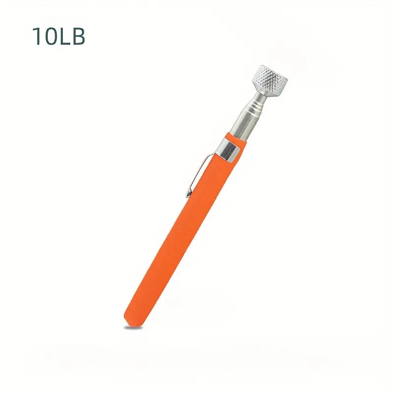 QVAMILLT Magnetic Pickup Tool - Durable Metal, Polished Finish, Magnet for Easy Retrieval of Iron Objects, Ideal for Metal Surfaces, Industrial Stability| Magnet Tool|Metal Construction, Magnetic Pickup Tool Best Products Online