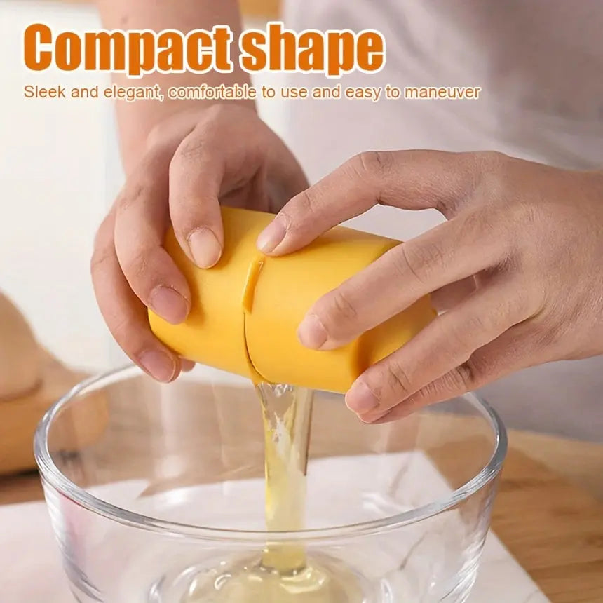 1pc Easy Clean Eggshell Separator - Quick Peel & Yolk Splitter, Essential for Kitchen Baking Best Products Online