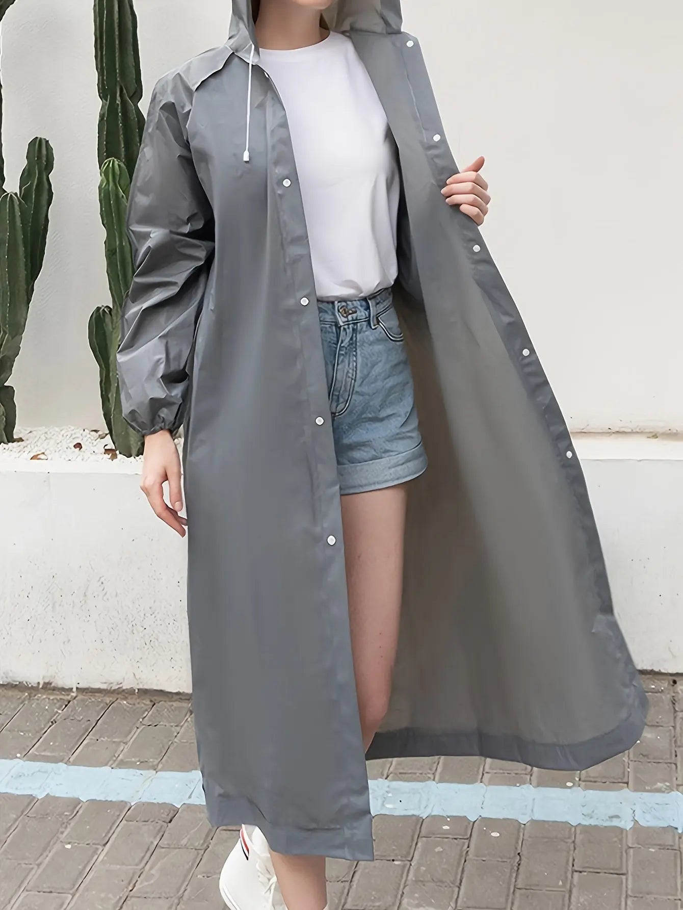 Adult Rain Jacket, Windproof And EVA Full Body All In One Raincoat, Outdoor Cycling, Portable Raincoat Best Products Online