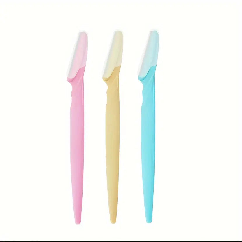 3-24pcs Eyebrow Razor Shaper Set, Facial Hair Remover Trimmer Grooming Kit for Women And Men, Stainless Steel, Non-Electric, No Battery Needed, with Various Colors for Versatility Best Products Online