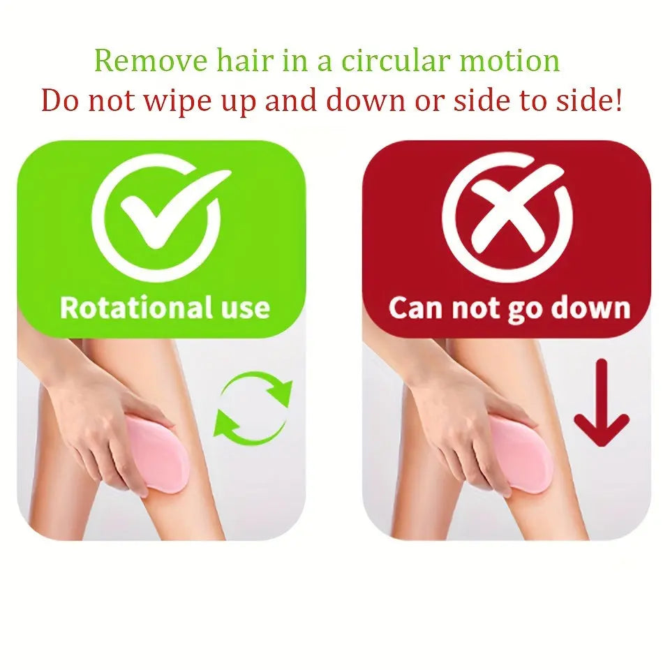 Reusable Hair Eraser for Women Legs - Magic Painless Hair Remover Without Shaving Light Beige Exfoliator Tool, Nano Hair Removal for Smooth Light Beige Best Products Online