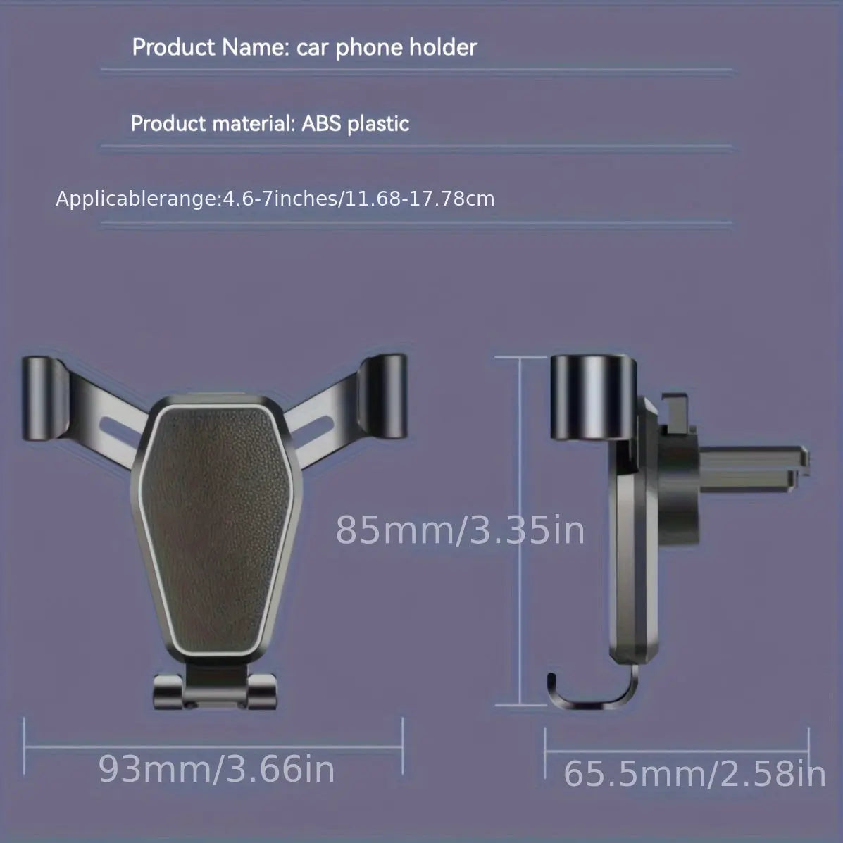Car Navigation Mobile Phone Holder Car Air Outlet Anti Shaking Gravity Car Holder Factory Mobile Phone Holder Best Products Online