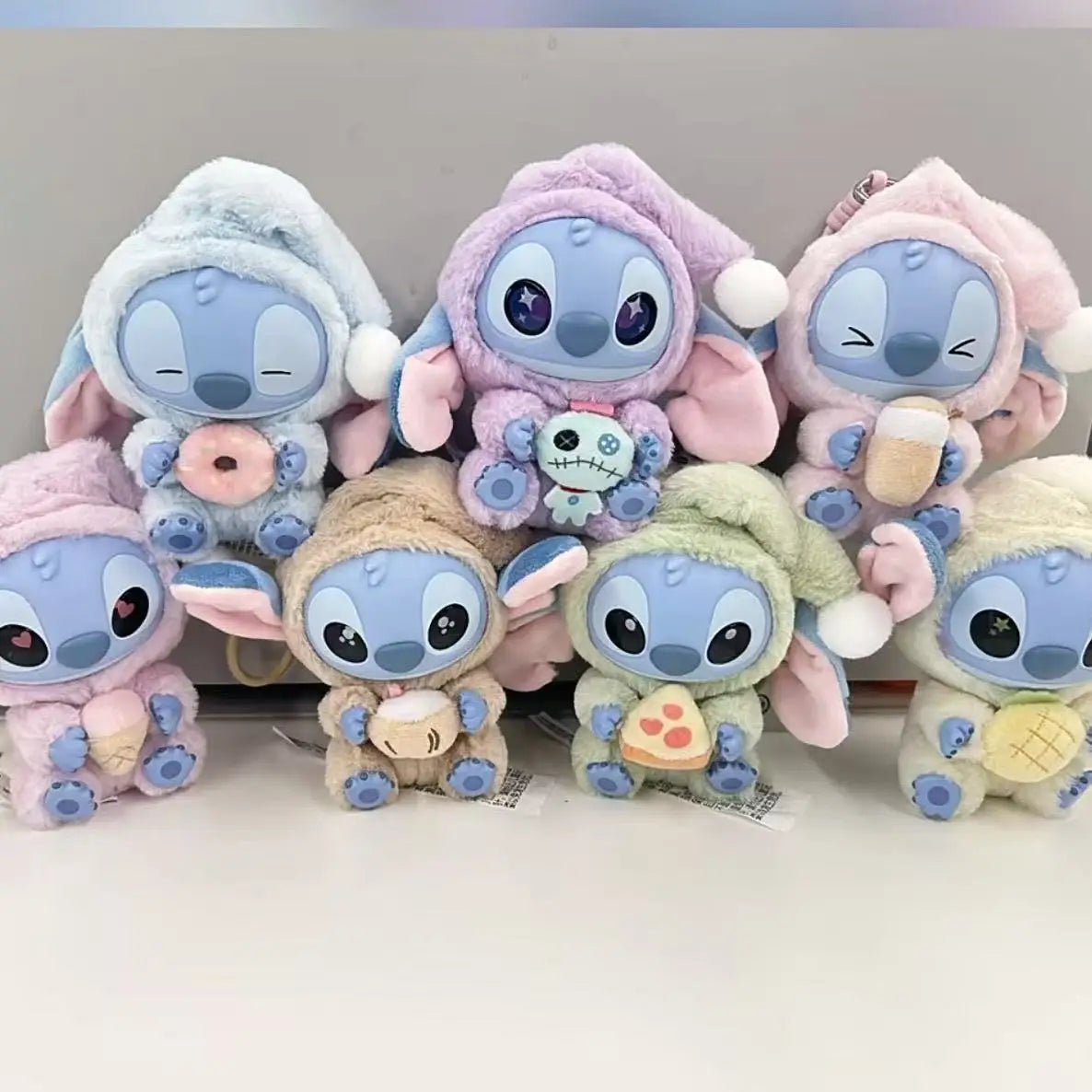 New Stitch Eat Something Before Sleep Series Blind Box Plush Dolls Pendant Cute Doll Ornament Mystery Box Surprise Toys Gifts