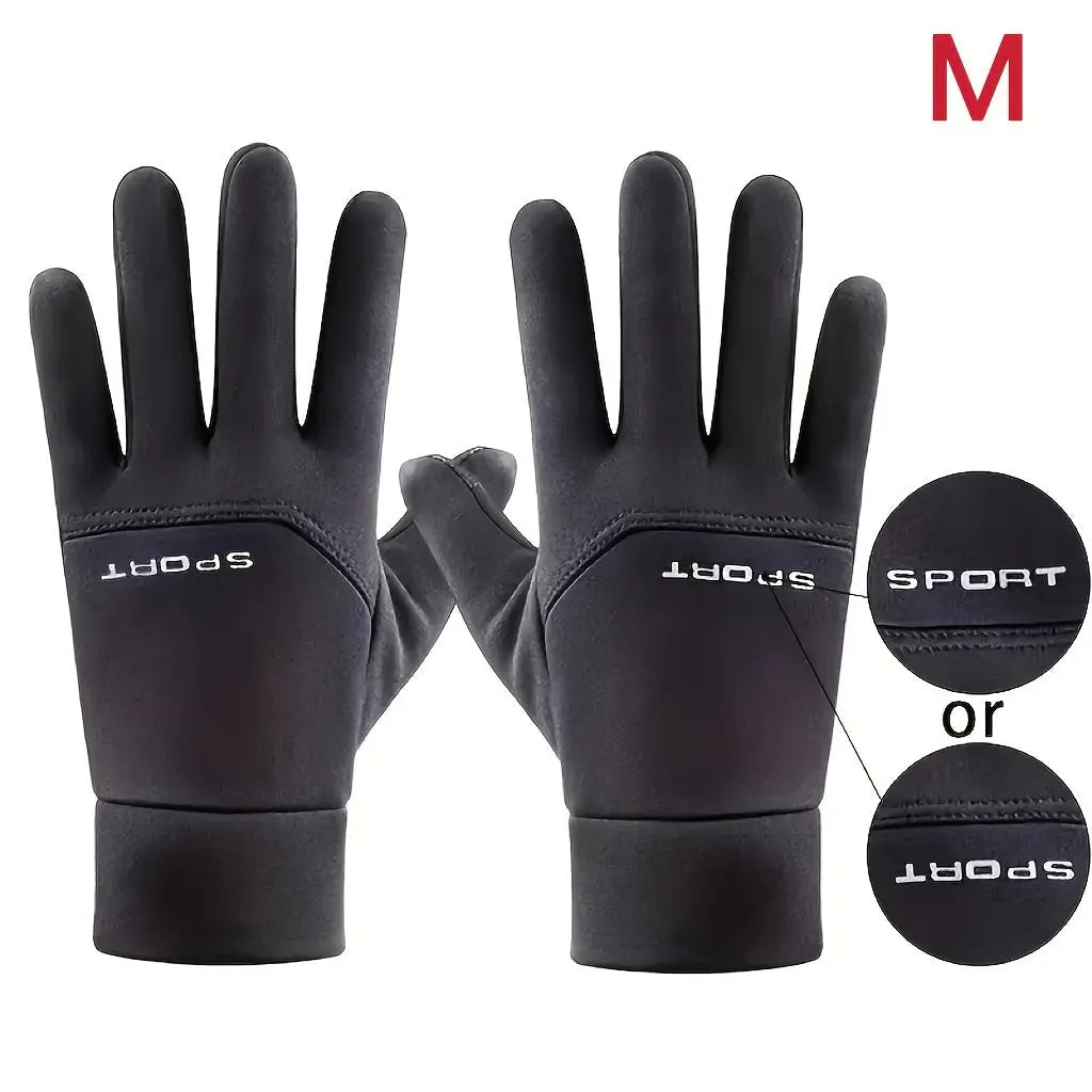 Autumn and Winter Fleece-Lined Touchscreen Gloves for Men, Warm Hand Covers Best Products Online
