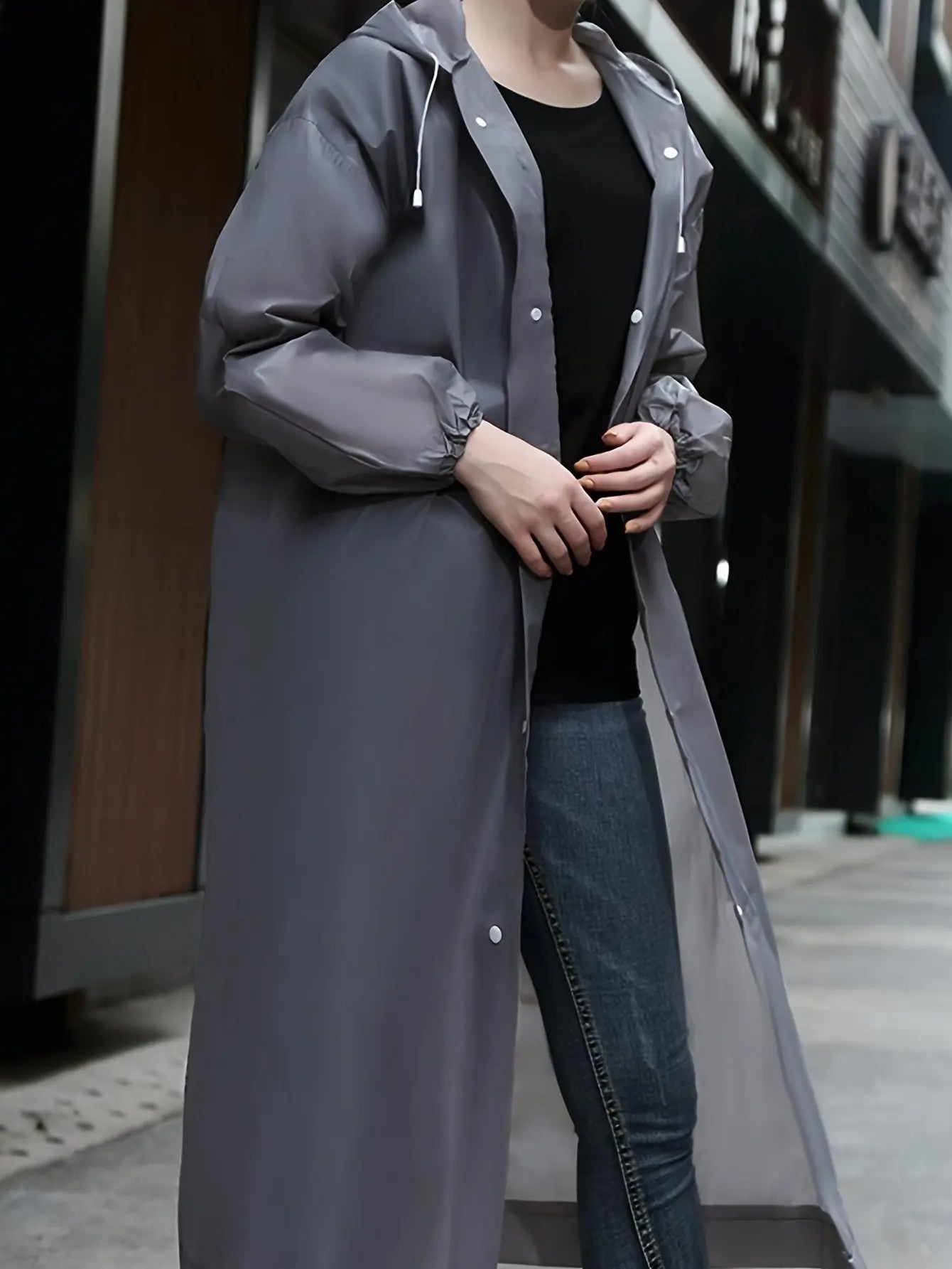 Adult Rain Jacket, Windproof And EVA Full Body All In One Raincoat, Outdoor Cycling, Portable Raincoat Best Products Online