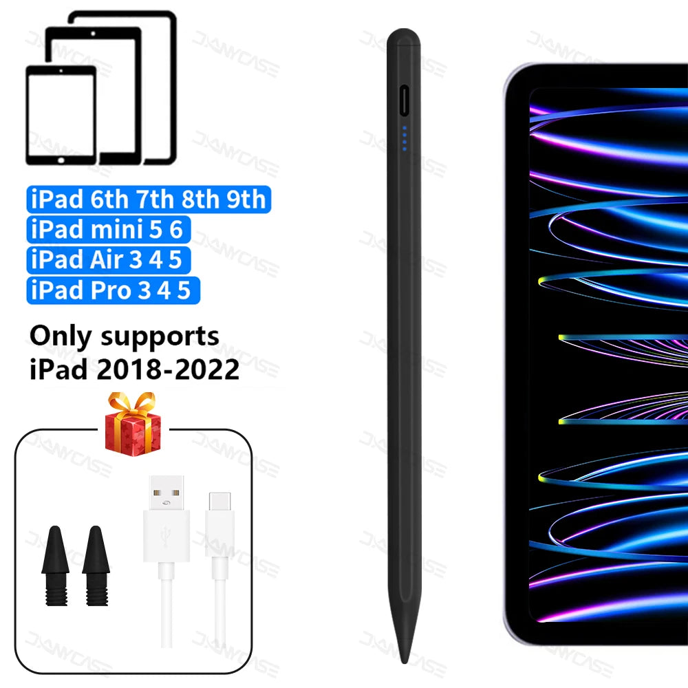 For Apple Pencil 2 Wireless Charging Palm Rejection Stylus Pen for iPad Air 4 5 Pro 11 12.9 Mini 6 Accessories for iPad Pencil