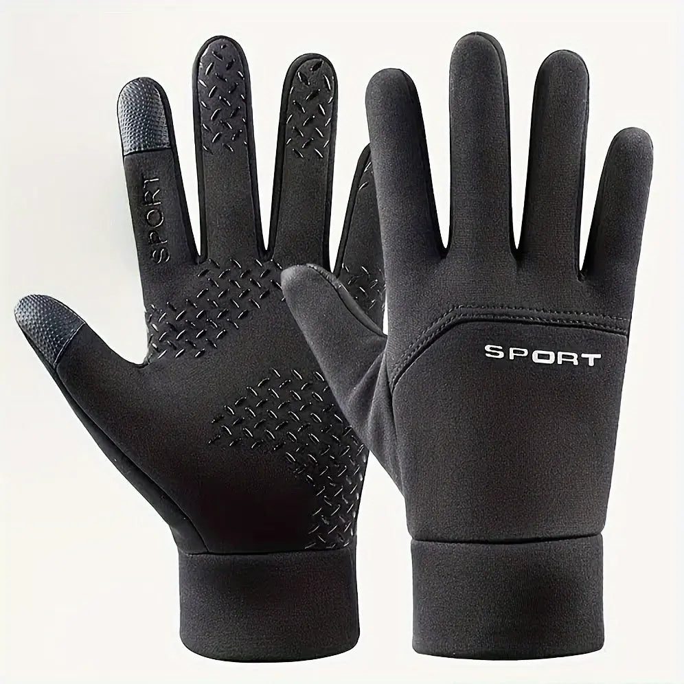 Autumn and Winter Fleece-Lined Touchscreen Gloves for Men, Warm Hand Covers Best Products Online