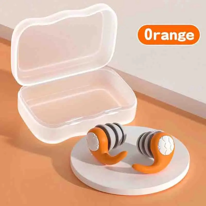 Soft Silicone Earplugs with Noise Cancellation, Earplugs for Sleeping,Waterproof, Comfortable To Wear, Suitable for Swimming