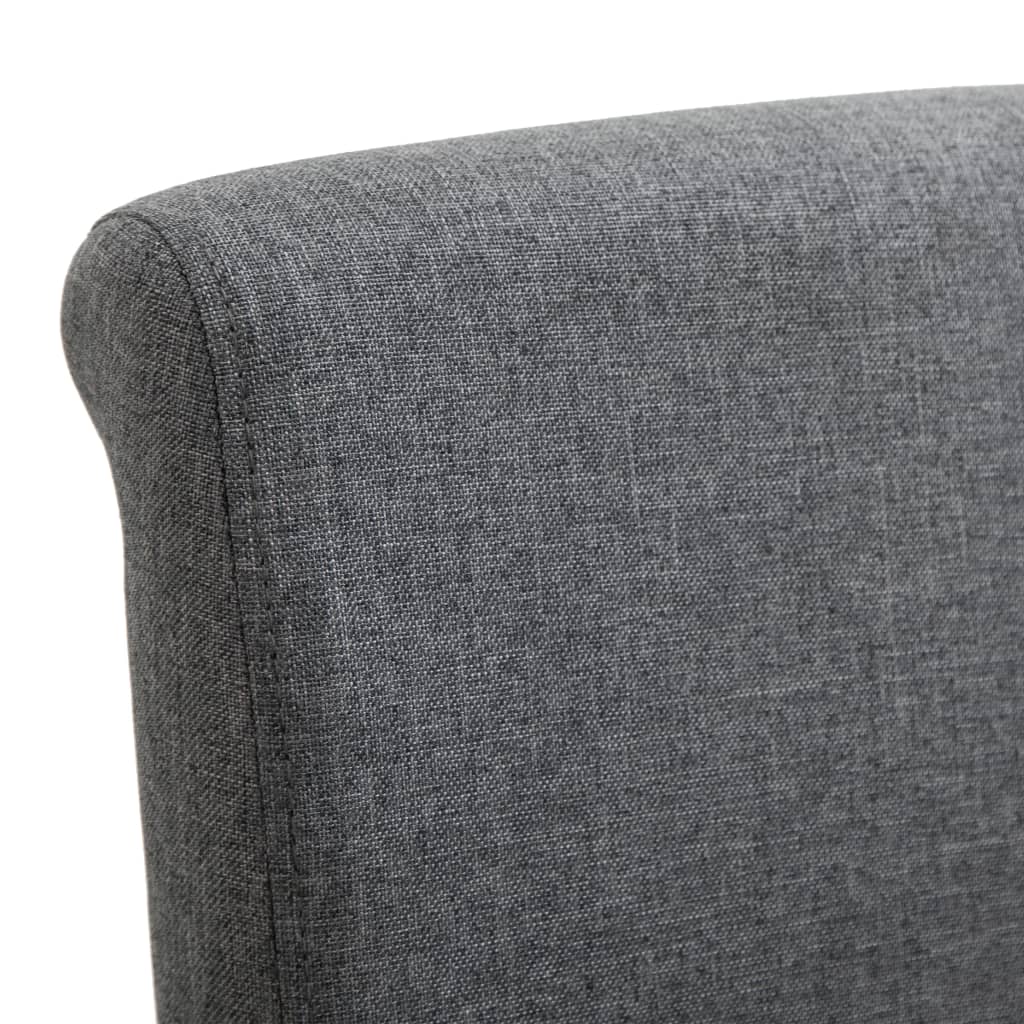 vidaXL Dining Chairs Accent Upholstered Side Chair with Wood Frame Fabric-4