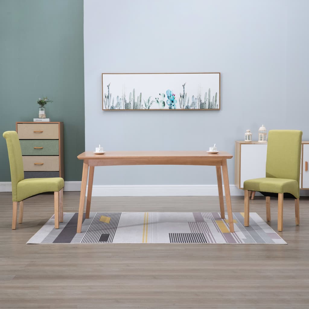vidaXL Dining Chairs Accent Upholstered Side Chair with Wood Frame Fabric-20