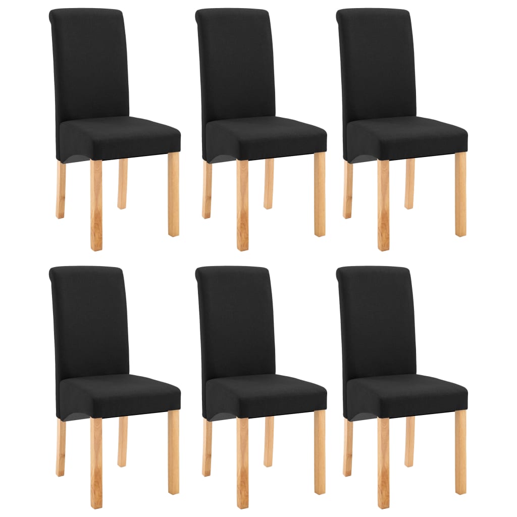 vidaXL Dining Chairs Accent Upholstered Side Chair with Wood Frame Fabric-1