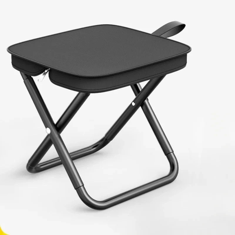 Portable folding stool, foldable hand-held camping stool, special folding stool for camping and fishing outdoors