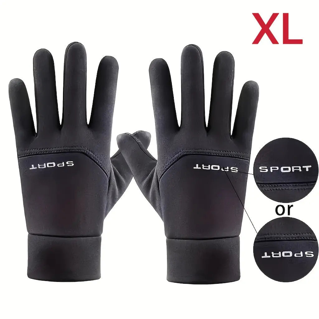 Autumn and Winter Fleece-Lined Touchscreen Gloves for Men, Warm Hand Covers Best Products Online