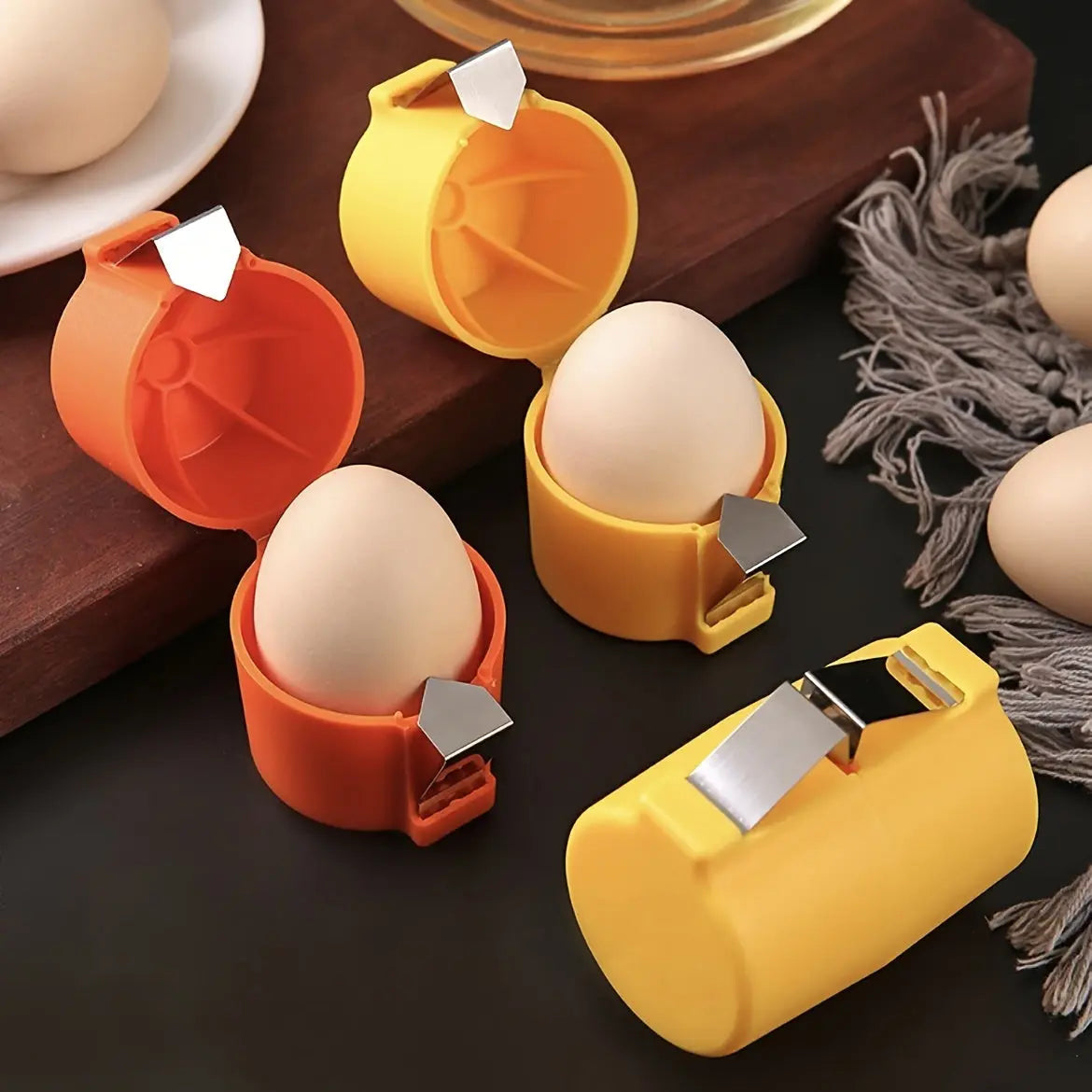 1pc Easy Clean Eggshell Separator - Quick Peel & Yolk Splitter, Essential for Kitchen Baking Best Products Online