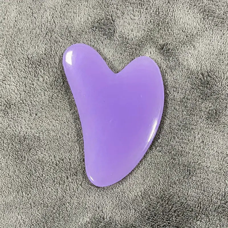 Heart-Shaped Massage Tool - Pastel pink Facial & Body Scraping board for Light Beige Care, Muscle Toning, Hair Removal - Durable & Easy-Clean Surface - Salon or Home Spa Use - Beauty Device, Massager for Body, Soothing Aesthe Best Products Online