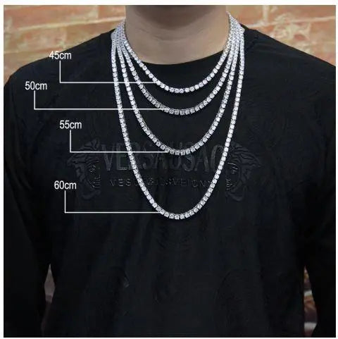 ROCK 4 MM One Row Tennis Chain | 960011 Lilac Quartz