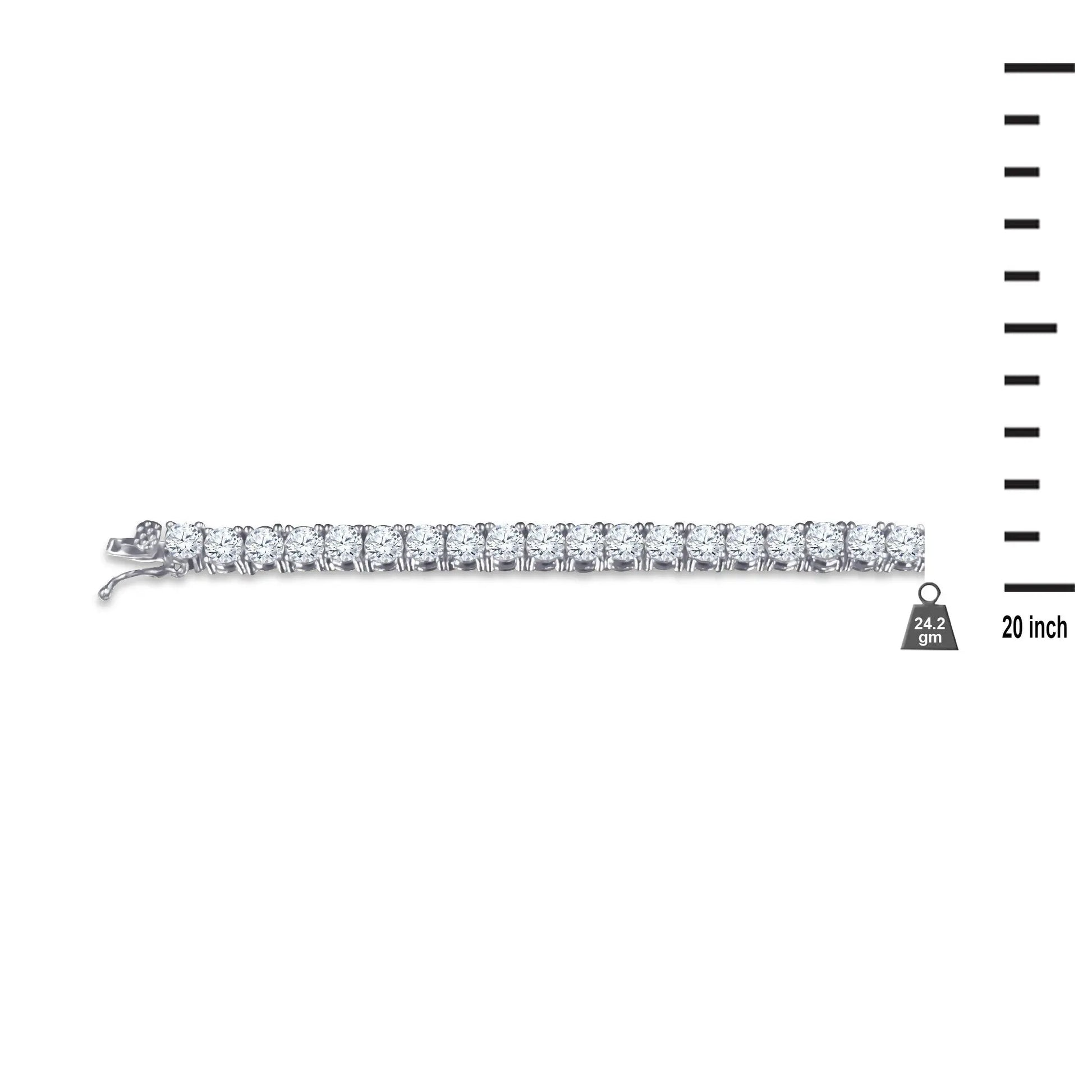 DAZE 3MM CZ Tennis Choker Chain | 961472 Lilac Quartz