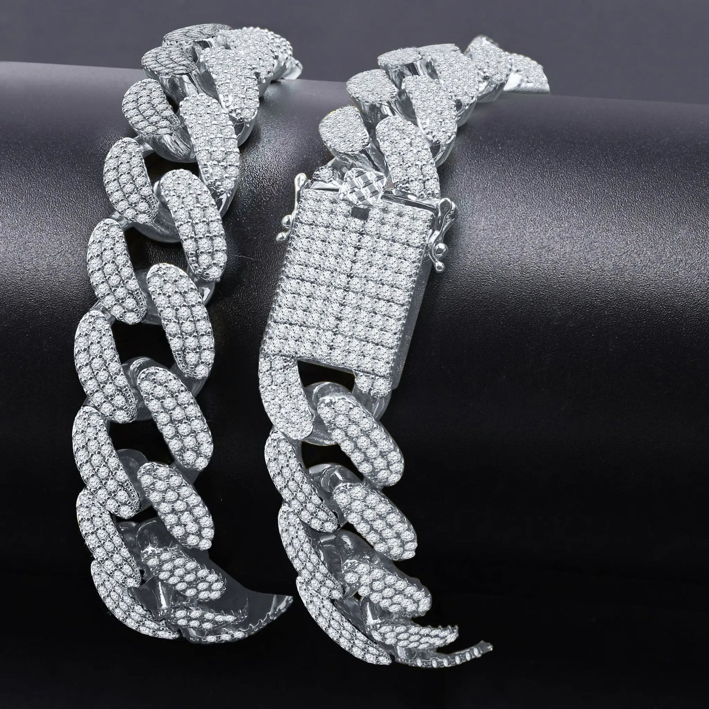 STALLION 18 MM Cuban Chain | 961551 Lilac Quartz