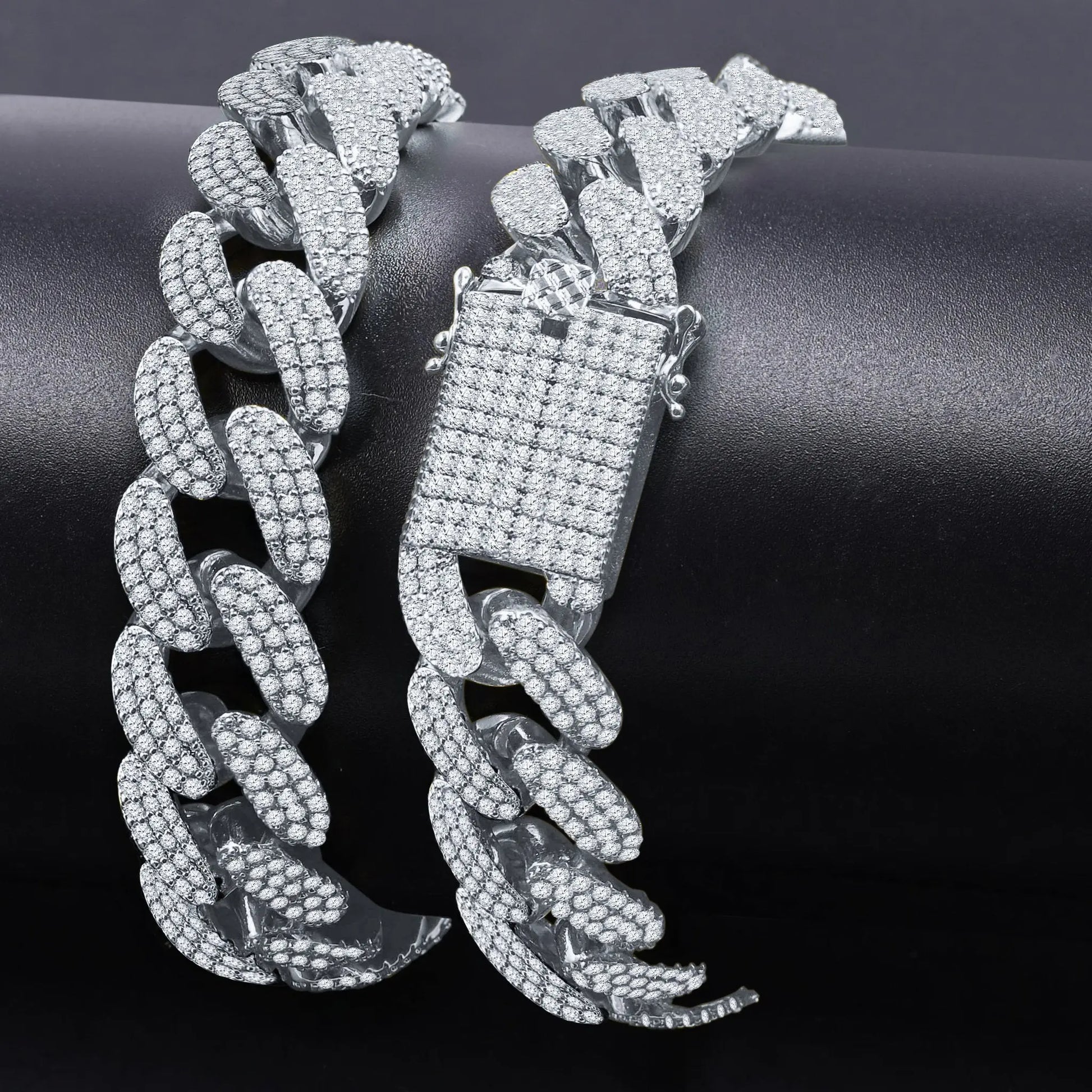 STALLION 18 MM Cuban Chain | 961551 Lilac Quartz