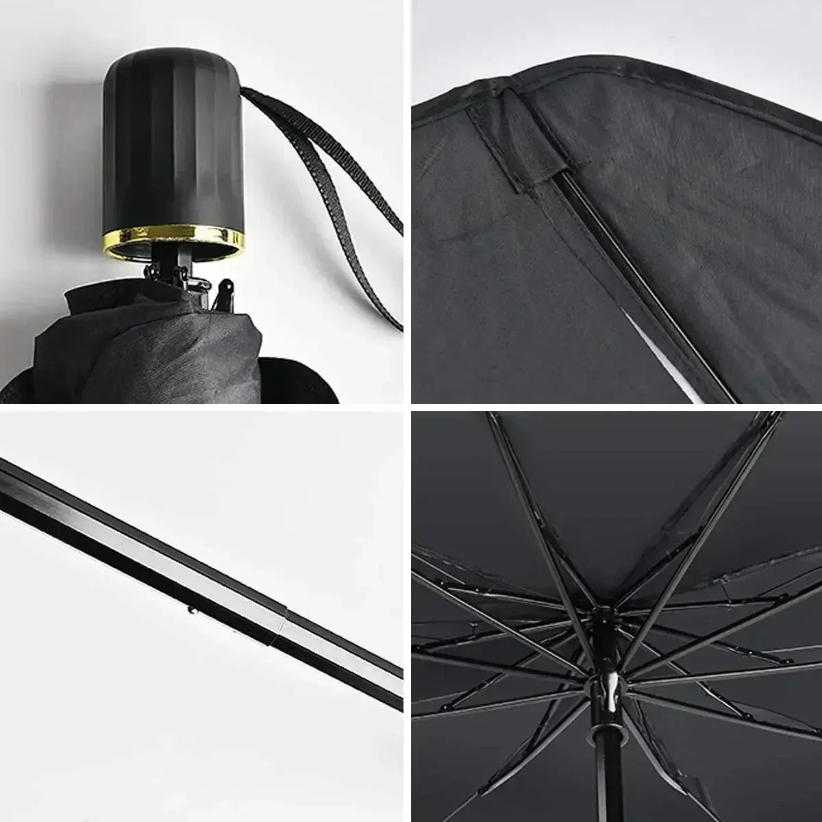 Car Foldable Windshield Sun Shade Umbrella Car Sunshade Front Window Cover for UV Ray Block & Sun Heat Car Sunshade Umbrella