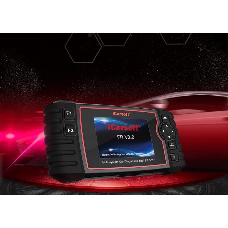 iCarsoft FR-V20 gyári szintű Citroen Peugeot Renault Dacia diagnosztikai OBD 1 OBD 2 műszer szerviz funkciókkal-2