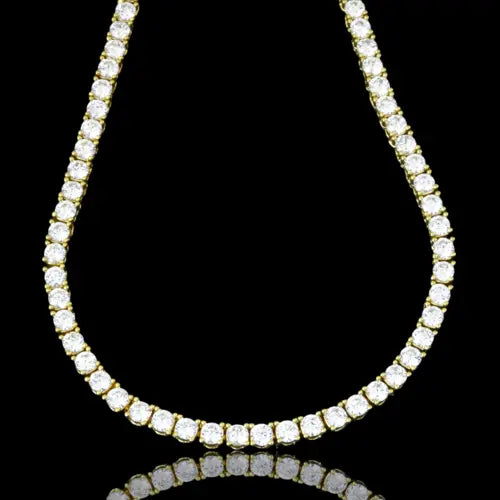 DAZE 3MM CZ Tennis Choker Chain | 961472 Lilac Quartz