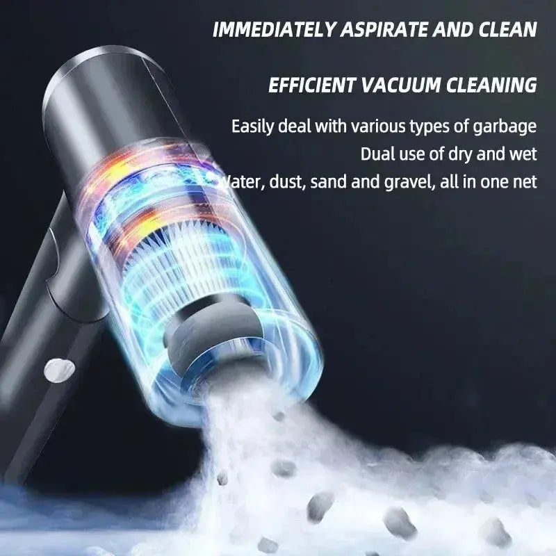 Portable Wireless Car Vacuum Cleaner Wireless Vacuum Cleaner Dual Use for Home and Car 120W High Power Powerful Vacuum Cleaner Best Products Online