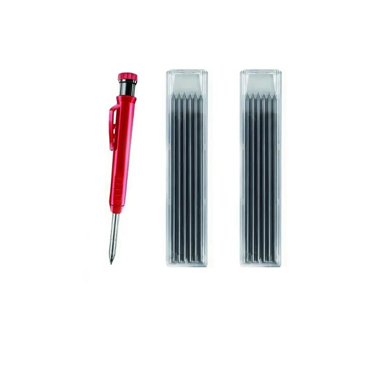 Solid Carpenter Pencil Set Woodworking Tools Mechanical Pencil 5 Colors Refill Construction Job Tools Carpentry Marking Scriber Best Products Online