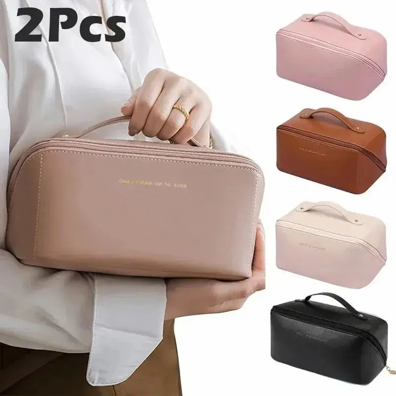 1/2Pcs Cosmetics Storage Kit Large Capacity Travel Toiletry Bag Makeup Bag Ins Advanced Sense Portable Cosmetic Storage Bag Best Products Online
